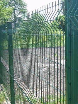 Забор из прутка V-образный